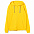 Толстовка на молнии с капюшоном Unit Siverga, желтая с логотипом  заказать по выгодной цене в кибермаркете AvroraStore