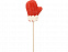 Карамель леденцовая на сахаре Варежка 3D, 40г, красная с логотипом  заказать по выгодной цене в кибермаркете AvroraStore