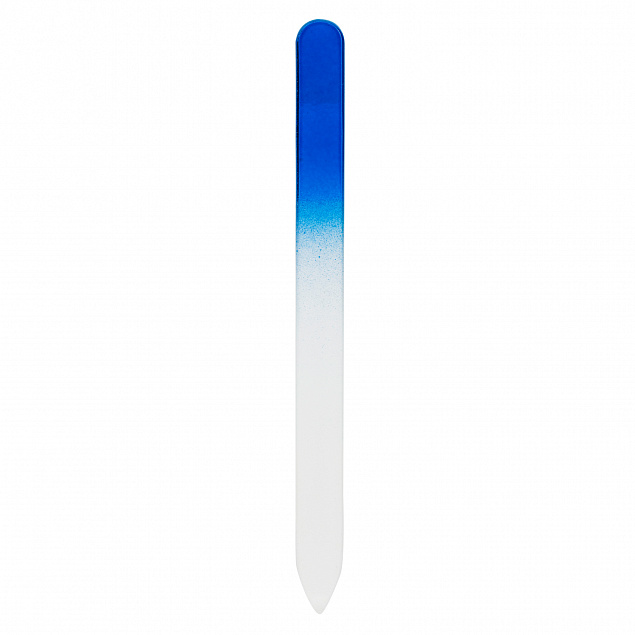 Стеклянная пилочка для ногтей,синий с логотипом  заказать по выгодной цене в кибермаркете AvroraStore