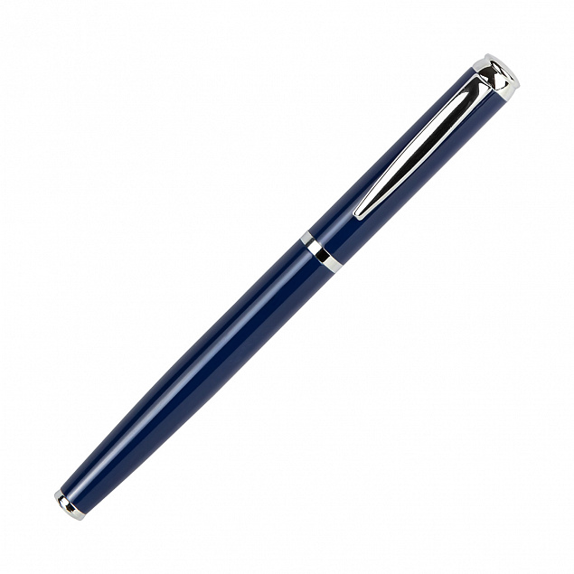 Ручка-роллер Sonata синяя с логотипом  заказать по выгодной цене в кибермаркете AvroraStore
