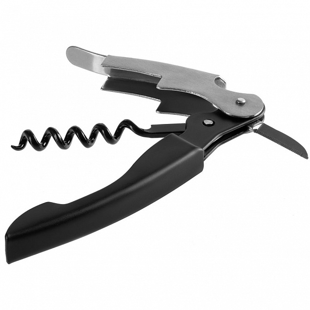 Нож сомелье Merlot, черный с логотипом  заказать по выгодной цене в кибермаркете AvroraStore