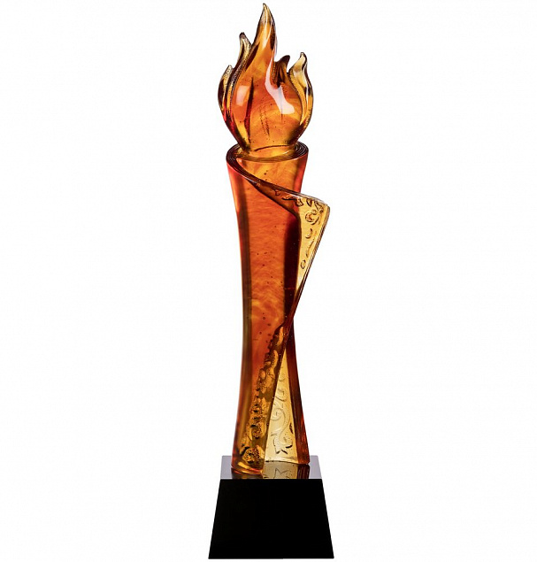 Стела Glasso Flame с логотипом  заказать по выгодной цене в кибермаркете AvroraStore