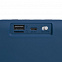 Беспроводная колонка с FM-радио Borsetta, синяя с логотипом  заказать по выгодной цене в кибермаркете AvroraStore