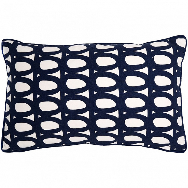 Чехол на подушку Twirl, прямоугольный, темно-синий с логотипом  заказать по выгодной цене в кибермаркете AvroraStore