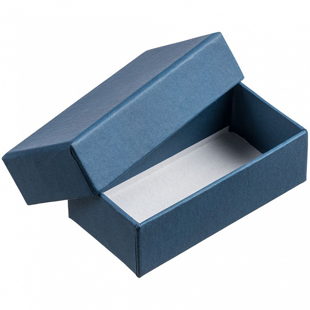 Коробка флешки Minne, синяя с логотипом  заказать по выгодной цене в кибермаркете AvroraStore