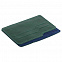 Чехол для карточек Roma, зелено-синий с логотипом  заказать по выгодной цене в кибермаркете AvroraStore