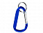 Карабин с брелоком, синий с логотипом  заказать по выгодной цене в кибермаркете AvroraStore