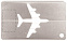Багажная бирка алюминиевая с логотипом  заказать по выгодной цене в кибермаркете AvroraStore