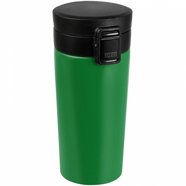 Термостакан No Leak Infuser, зеленый с логотипом  заказать по выгодной цене в кибермаркете AvroraStore