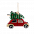 Ёлочная игрушка Машинка (красный) с логотипом  заказать по выгодной цене в кибермаркете AvroraStore