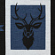 Плед North Colour, синий с логотипом  заказать по выгодной цене в кибермаркете AvroraStore