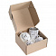 Коробка Medio, крафт с логотипом  заказать по выгодной цене в кибермаркете AvroraStore