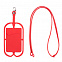 Чехол для карты на телефон Nicolaus, красный с логотипом  заказать по выгодной цене в кибермаркете AvroraStore