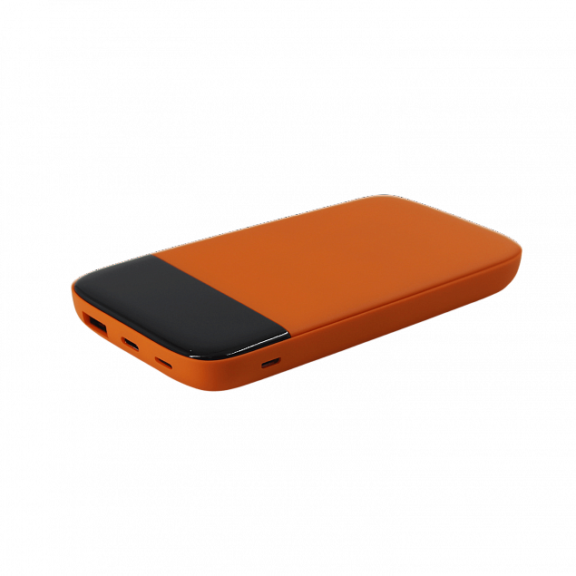 Внешний аккумулятор Bplanner Power 3 ST, софт-тач, 10000 mAh (Оранжевый) с логотипом  заказать по выгодной цене в кибермаркете AvroraStore