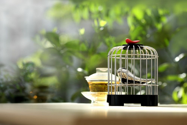 Музыкальный заварочный набор «Певчая птичка» с логотипом  заказать по выгодной цене в кибермаркете AvroraStore