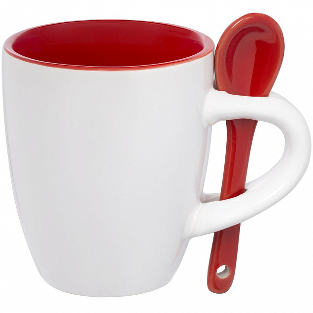 Набор для кофе Pairy, красный с логотипом  заказать по выгодной цене в кибермаркете AvroraStore