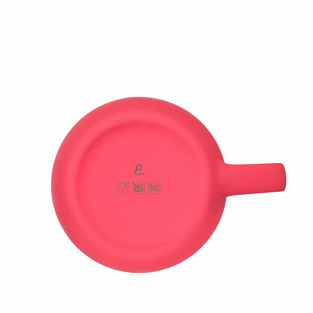 Керамическая кружка Viana, розовая с логотипом  заказать по выгодной цене в кибермаркете AvroraStore