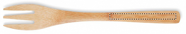 Набор приборов бамбук с логотипом  заказать по выгодной цене в кибермаркете AvroraStore