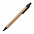 Ручка шариковая YARDEN, черный, натуральная пробка, пшеничная солома, ABS пластик, 13,7 см с логотипом  заказать по выгодной цене в кибермаркете AvroraStore