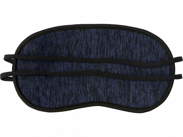 Набор для путешествия Comfort с пледом и маской, синий с логотипом  заказать по выгодной цене в кибермаркете AvroraStore