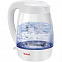 Чайник Glass Kettle, белый с логотипом  заказать по выгодной цене в кибермаркете AvroraStore