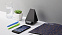 Настольные часы "Smart Pyramid" с bluetooth колонкой (3Вт) и беспроводным (15W) зарядным устройством, с подсветкой логотипа с логотипом  заказать по выгодной цене в кибермаркете AvroraStore