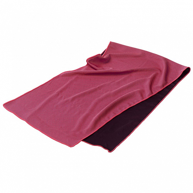 Охлаждающее полотенце Weddell, розовое с логотипом  заказать по выгодной цене в кибермаркете AvroraStore