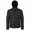 Куртка мужская RIDLEY MEN, черная с логотипом  заказать по выгодной цене в кибермаркете AvroraStore