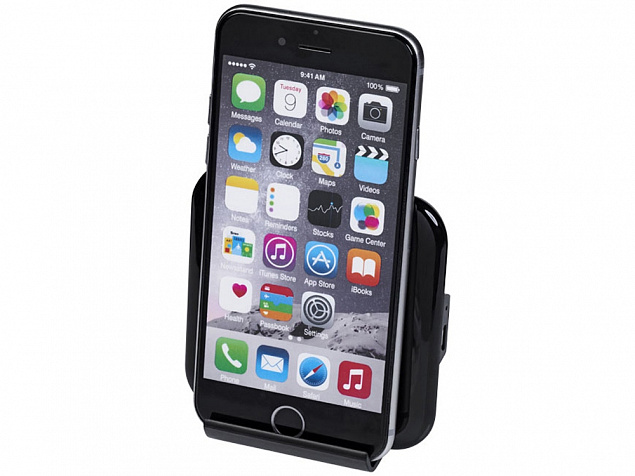 Портативное зарядное устройство-подставка для смартфона «Catena» с логотипом  заказать по выгодной цене в кибермаркете AvroraStore