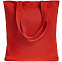 Холщовая сумка Avoska, красная с логотипом  заказать по выгодной цене в кибермаркете AvroraStore