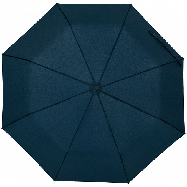Зонт складной Comfort, синий с логотипом  заказать по выгодной цене в кибермаркете AvroraStore