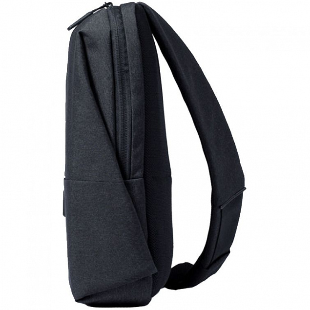 Рюкзак на одно плечо Mi City Sling Bag, темно-серый с логотипом  заказать по выгодной цене в кибермаркете AvroraStore