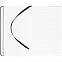 Блокнот Shall, черный, с белой бумагой с логотипом  заказать по выгодной цене в кибермаркете AvroraStore