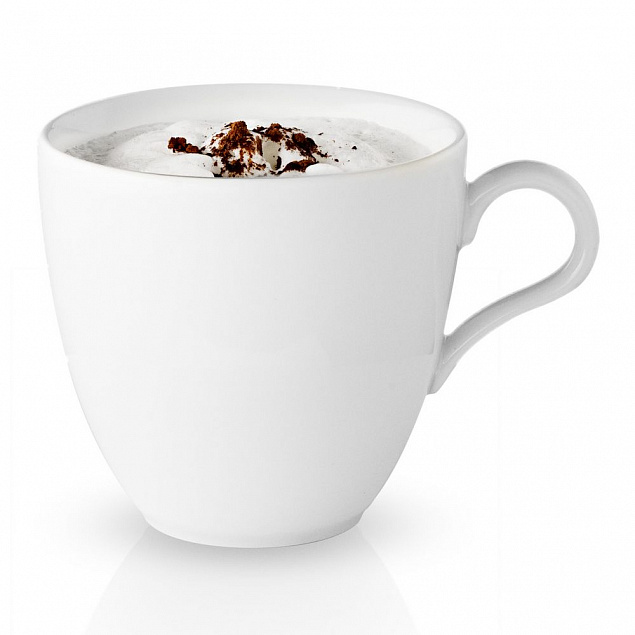 Чашка для капучино Legio, белая с логотипом  заказать по выгодной цене в кибермаркете AvroraStore