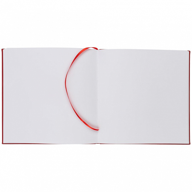 Скетчбук Object, красный с логотипом  заказать по выгодной цене в кибермаркете AvroraStore