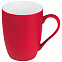 Кружка керамическая 300 мл, красная с логотипом  заказать по выгодной цене в кибермаркете AvroraStore