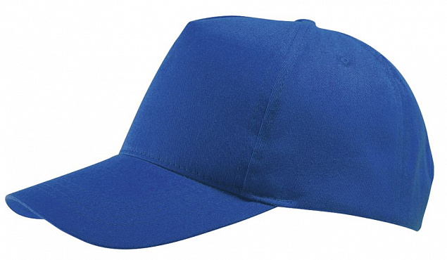 Бейсболка Buzz, ярко-синяя с логотипом  заказать по выгодной цене в кибермаркете AvroraStore