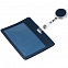 Чехол для карточки с ретрактором Devon, синий с логотипом  заказать по выгодной цене в кибермаркете AvroraStore