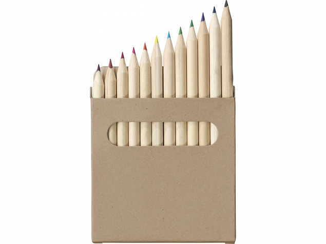 Набор карандашей для раскрашивания «Artemaa» с 12 предметами с логотипом  заказать по выгодной цене в кибермаркете AvroraStore