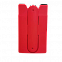 Держатель карт на телефоне Skat, красный с логотипом  заказать по выгодной цене в кибермаркете AvroraStore