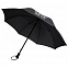 Зонт-трость «Не дожди мне тут», черный с логотипом  заказать по выгодной цене в кибермаркете AvroraStore