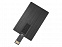 USB-флешка на 16 Гб «Card Metal» в виде металлической карты с логотипом  заказать по выгодной цене в кибермаркете AvroraStore