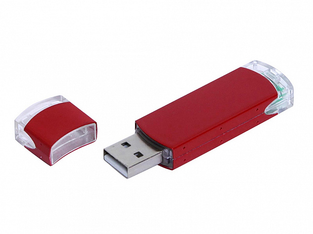 USB-флешка на 32 Гб классической формы с логотипом  заказать по выгодной цене в кибермаркете AvroraStore