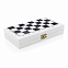 Набор настольных игр 3 в 1 в деревянной коробке с логотипом  заказать по выгодной цене в кибермаркете AvroraStore