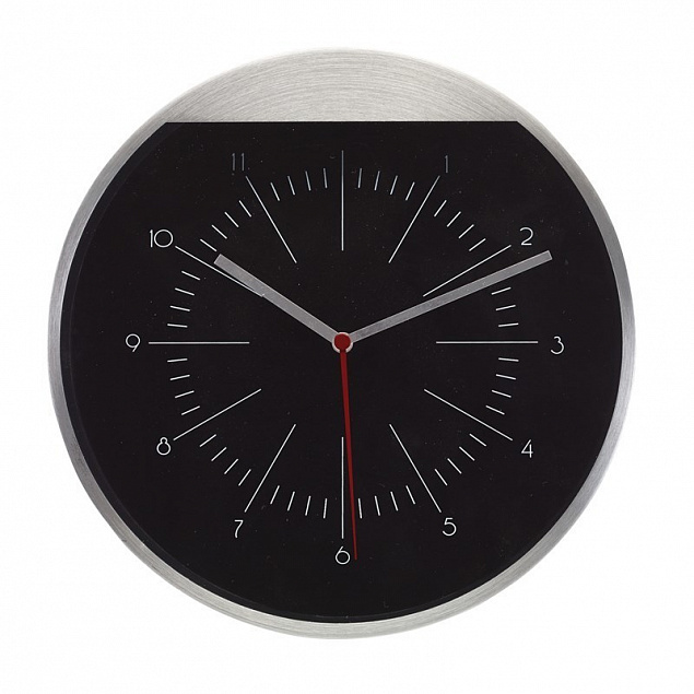 Настенные часы ROUNDABOUT, серебряный с логотипом  заказать по выгодной цене в кибермаркете AvroraStore