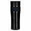 Термокружка вакуумная Polo 500 ml,  черная (черная манжета) с логотипом  заказать по выгодной цене в кибермаркете AvroraStore