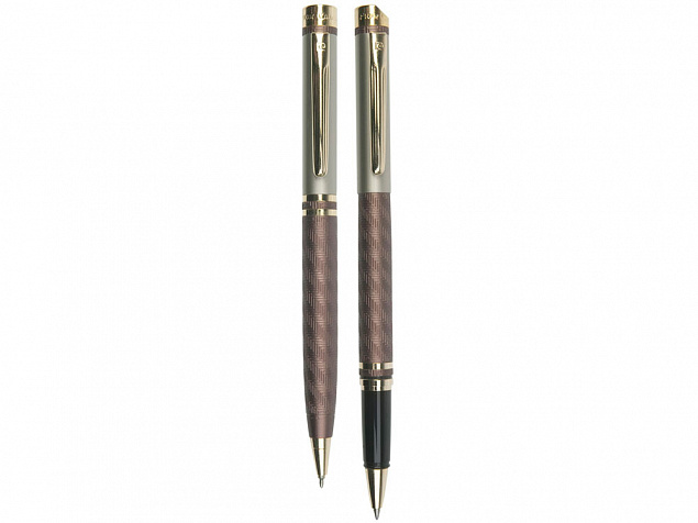 Набор "Pen and Pen": ручка шариковая, ручка роллер с логотипом  заказать по выгодной цене в кибермаркете AvroraStore
