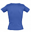 Футболка женская LADY 220 с V-обр. вырезом, ярко-синяя (royal) с логотипом  заказать по выгодной цене в кибермаркете AvroraStore