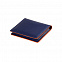 Визитница для своих визиток, нат. кожа, Everest, 100 х 75 мм, синий/оранжевый/1, фактура с рисунком с логотипом  заказать по выгодной цене в кибермаркете AvroraStore
