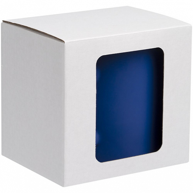 Коробка с окном для кружки Window, ver.2, белая с логотипом  заказать по выгодной цене в кибермаркете AvroraStore